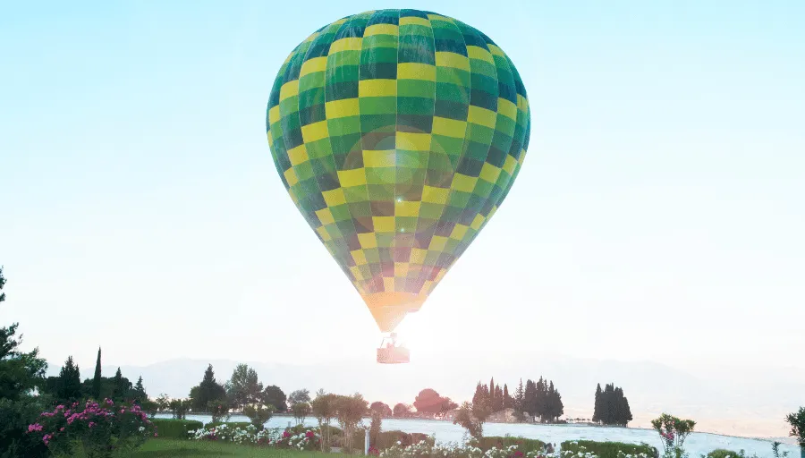 Lot balonem nad Pamukkale photo 5